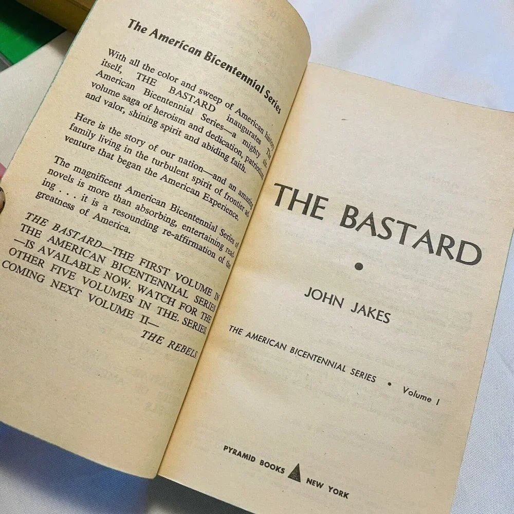 The Bastard by John Jakes 1976, Paperback Book American Bicentennial Series V1 - Picture 5 of 9